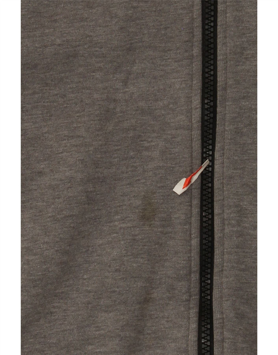 Nike Herren-Kapuzenpullover mit Reißverschluss, XL, graue Baumwolle