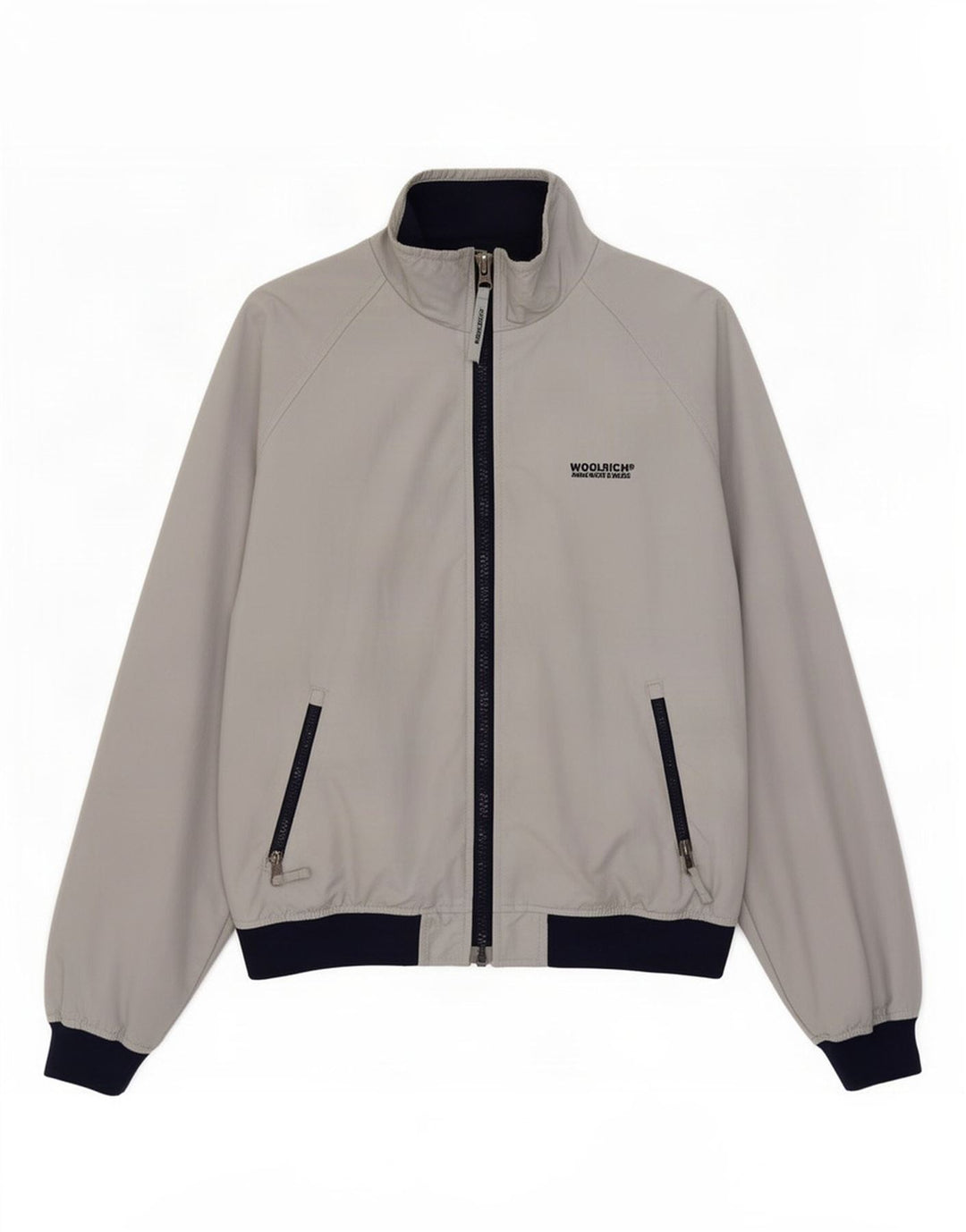 Woolrich Regenjacke für Jungen, 13–14 Jahre, blaues Colourblock-Nylon