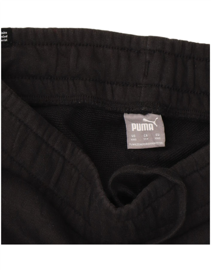 PUMA Damen Graphic Trainingshose Jogger UK 2 2XS Schwarz