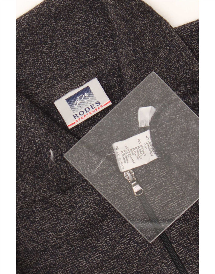Rodes Herren-Pullover mit Rollkragen, groß, marineblau, gestreift, Wolle