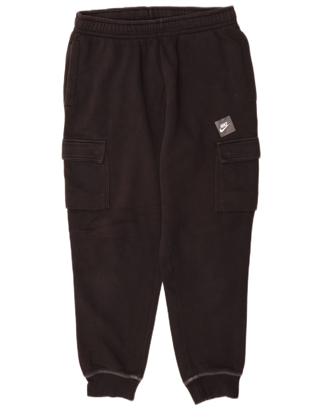 Nike Herren-Trainingsanzug mit Cargo-Grafik, Jogginghose, mittelschwarz, Baumwolle