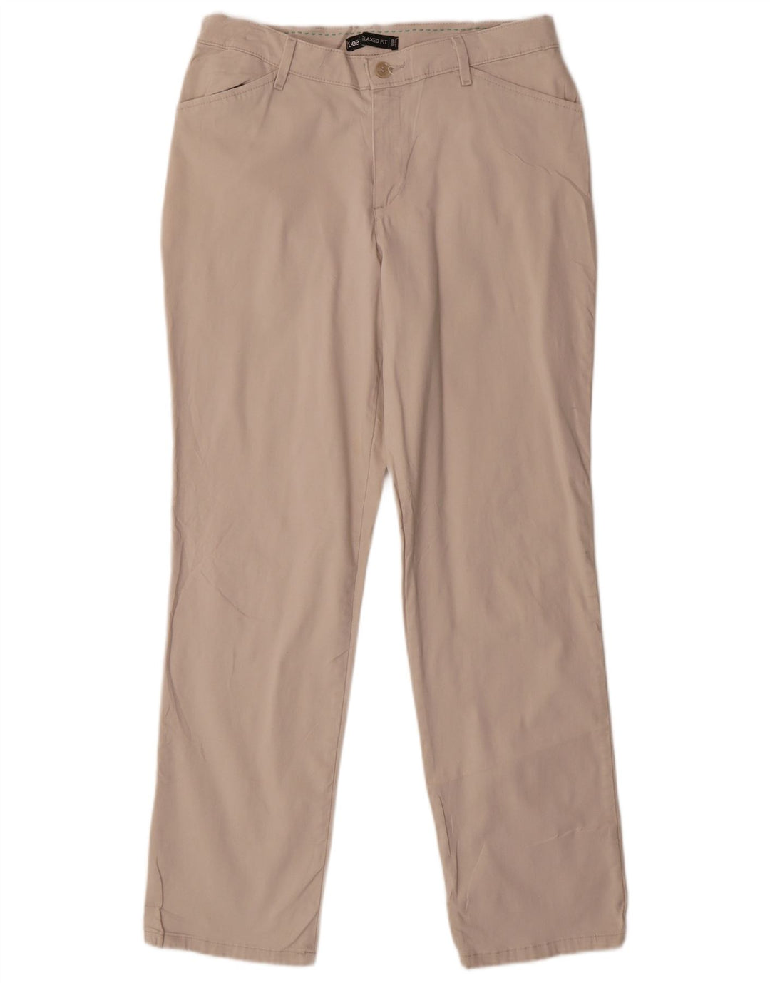 Lee Damen-Freizeithose mit entspannter Passform, US 8, M, W30, L30, Beige, Baumwolle
