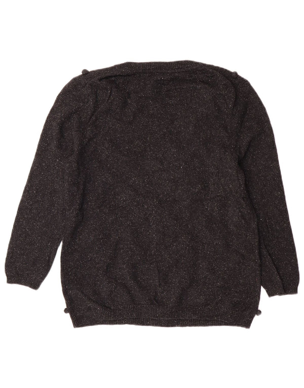 Hobbs Damen-Pullover mit U-Boot-Ausschnitt, UK 14, Mittelschwarz, klassische Wolle