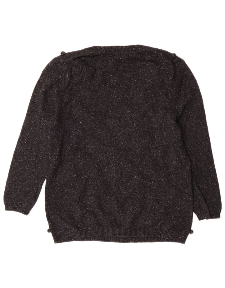 Hobbs Damen-Pullover mit U-Boot-Ausschnitt, UK 14, Mittelschwarz, klassische Wolle