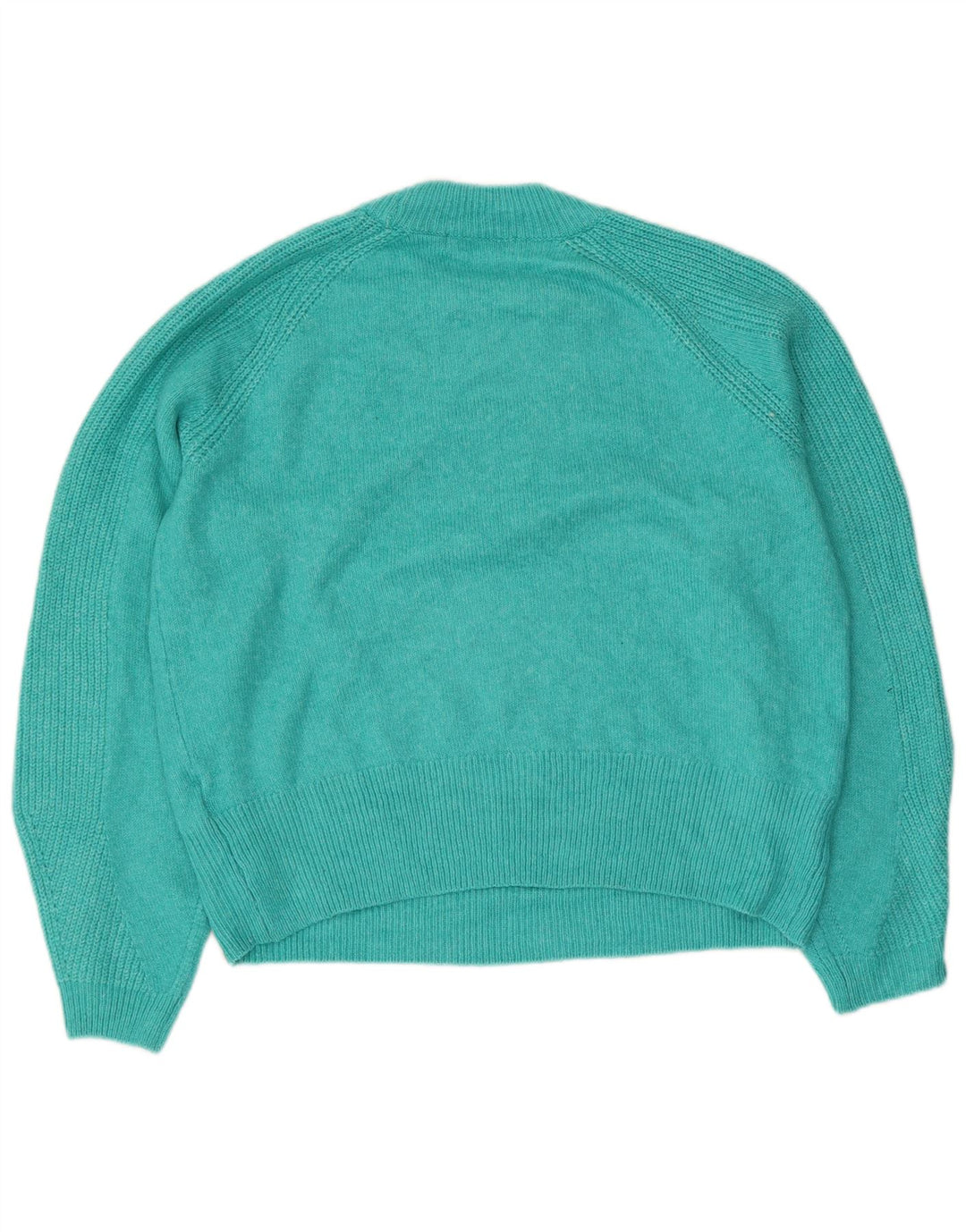 Marks & Spencer Damen-Pullover mit Rundhalsausschnitt, UK 14, Mittelblau, Acryl