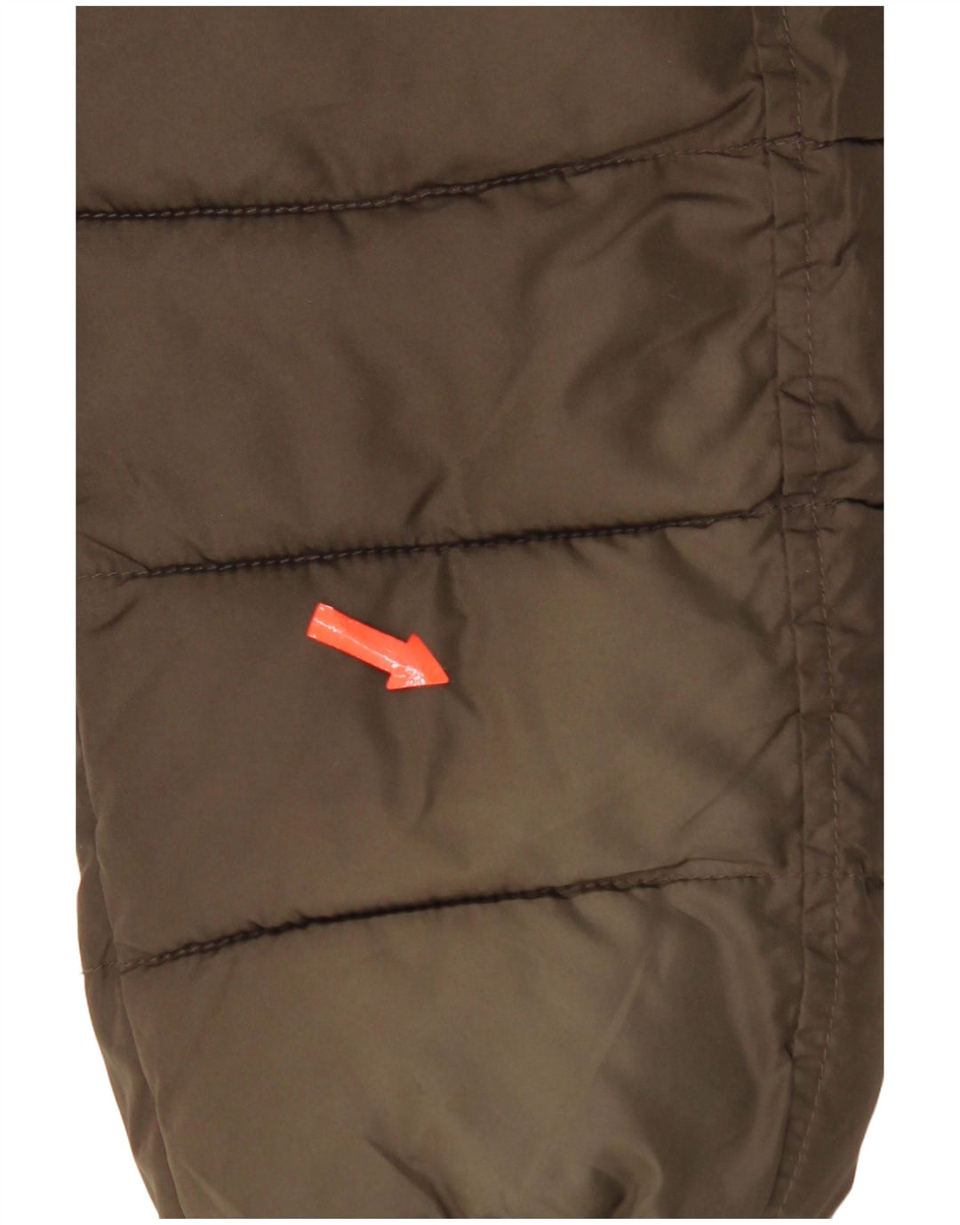 Champion Herren-Jacke mit Kapuze, gepolstert, UK 38, Mittel-Khaki, Polyester
