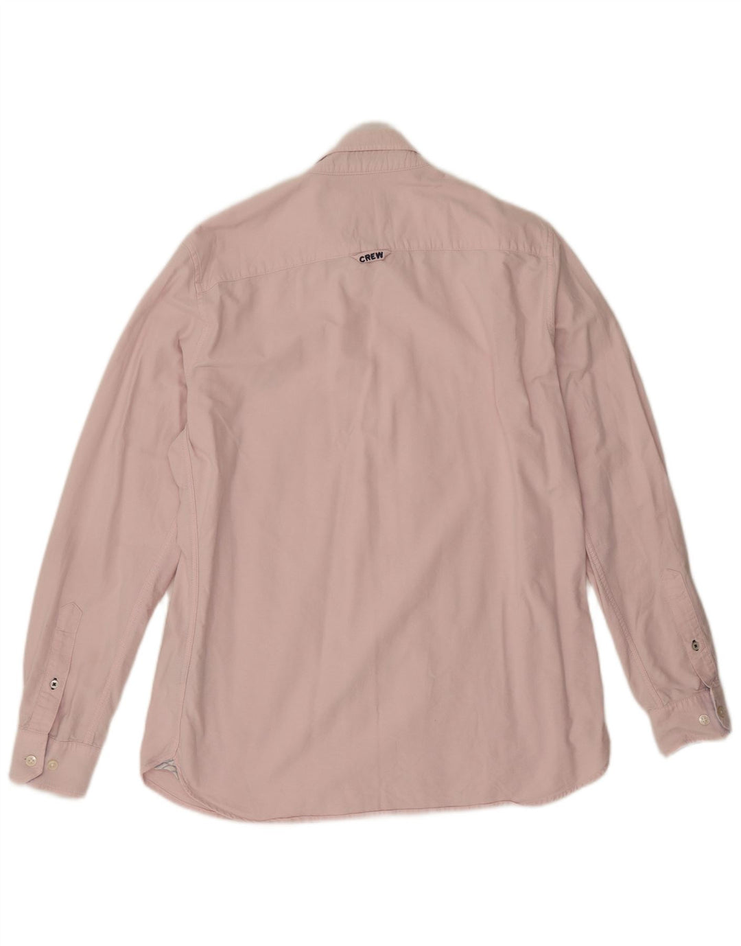 Crew Clothing Herren-Slim-Fit-Hemd aus mittelrosa Baumwolle
