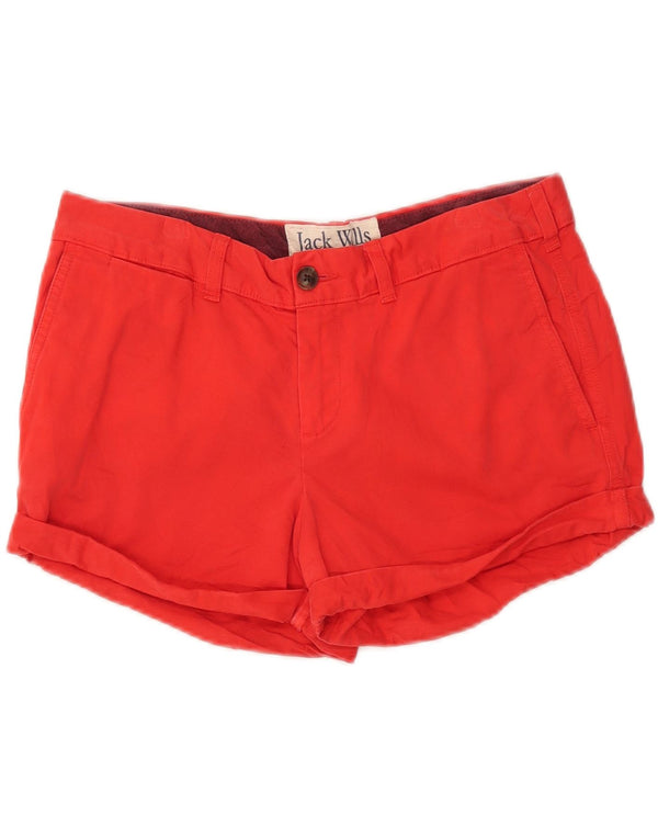Jack Wills Damen Chinoshorts UK 12 Medium W32 Rot