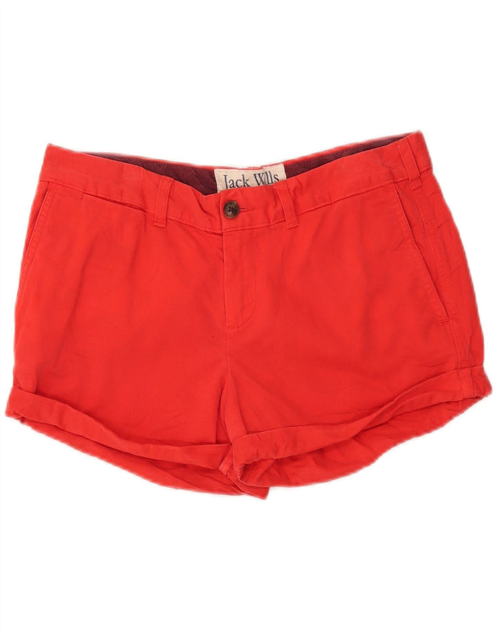 Jack Wills Damen Chinoshorts UK 12 Medium W32 Rot
