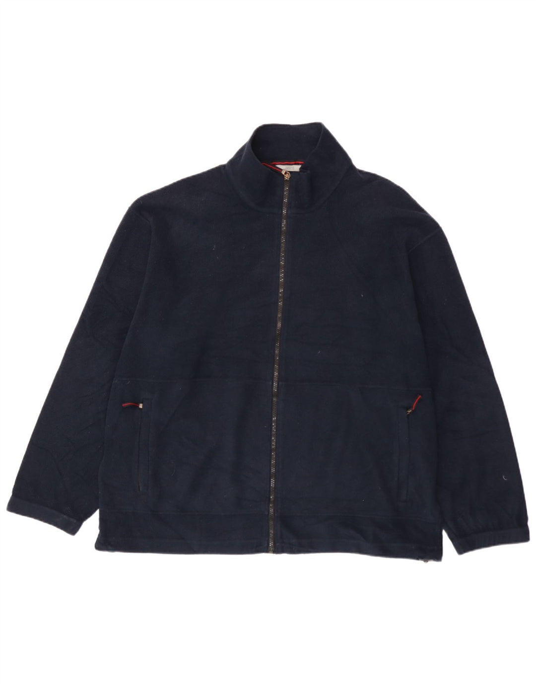 Marks & Spencer Herren Fleecejacke UK 42 XL Marineblau Polyester