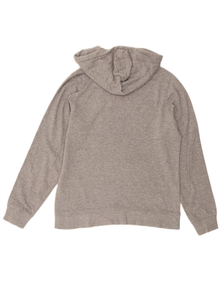 JACK & JONES Herren-Kapuzenpullover mit Grafik, mittelgraue Baumwolle