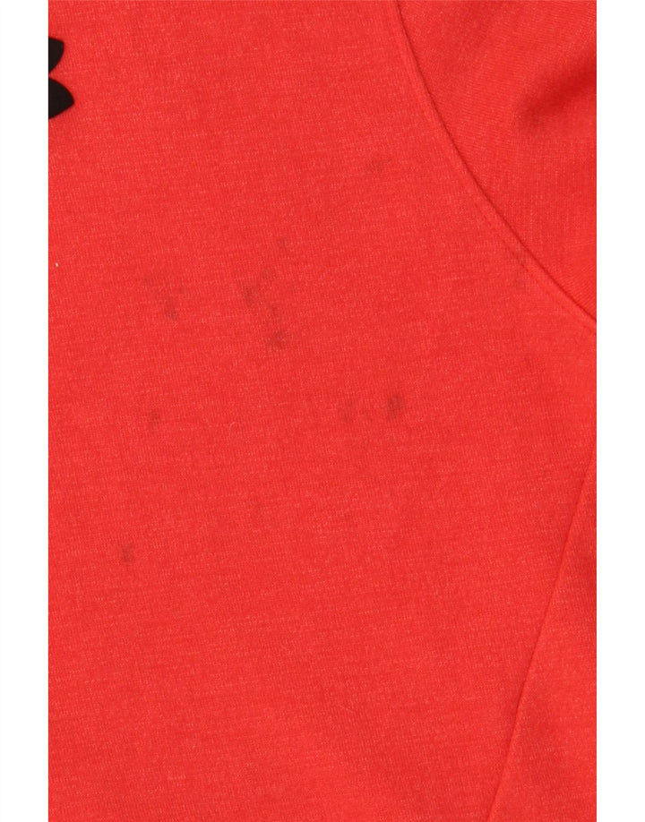 UNDER ARMOUR Kapuzenpullover für Jungen, 15–16 Jahre, XL, rote Baumwolle