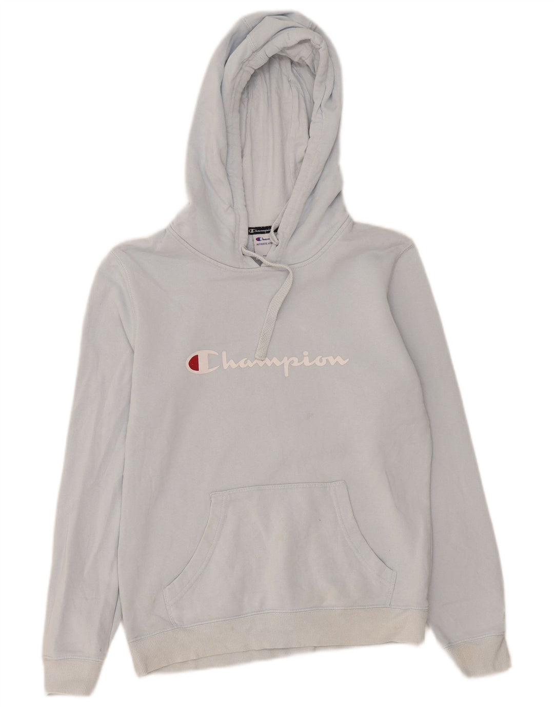 Champion Herren-Kapuzenpullover mit Grafik, Größe S, Blau, Baumwolle