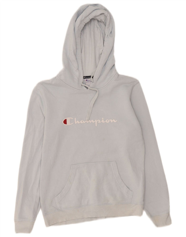 Champion Herren-Kapuzenpullover mit Grafik, Größe S, Blau, Baumwolle