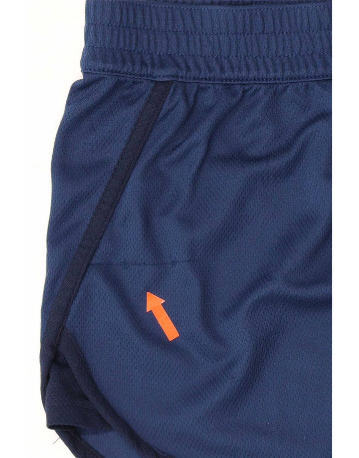 Adidas Damen Climalite Sport Shorts UK 12/14 Medium Marineblau Polyester