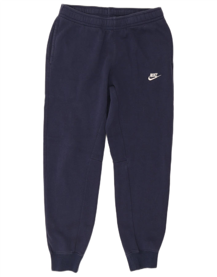 Nike Herren-Trainingshose, Jogginghose, Baumwolle, mittelblau, Marineblau