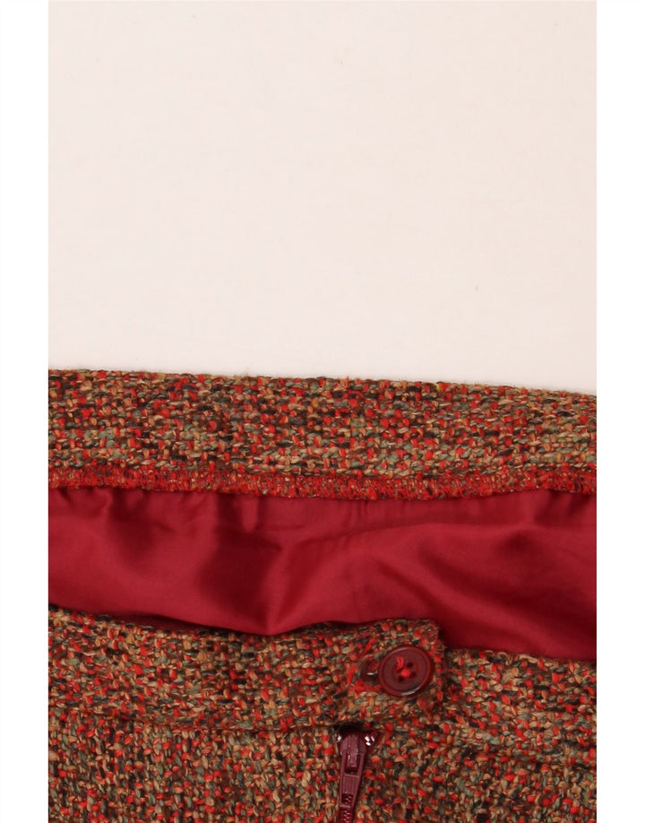 VINTAGE Womens Pencil Skirt W32 Large Red Flecked Vintage Vintage and Second-Hand Vintage from Messina Hembry 