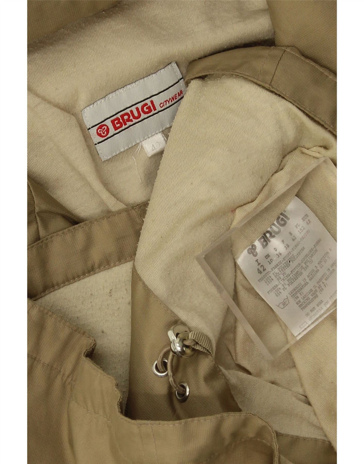 Brugi Damen Übergroße Utility-Jacke UK 10 Small Beige Polyester