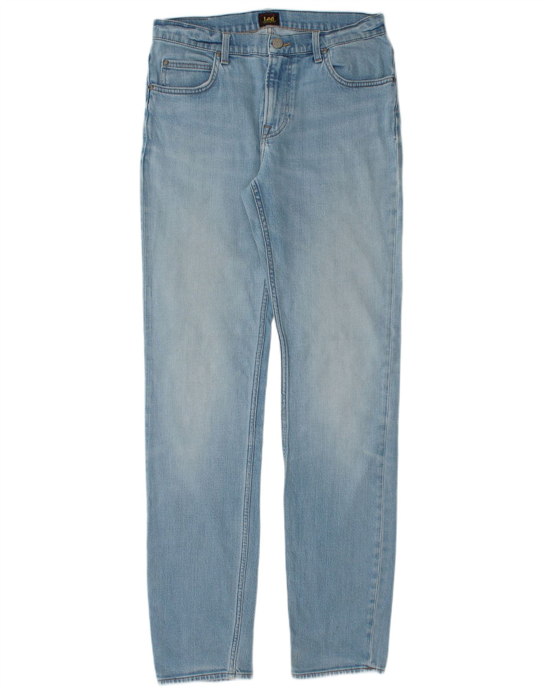 LEE Herren Rider Slim Jeans W32 L36 Blaue Baumwolle
