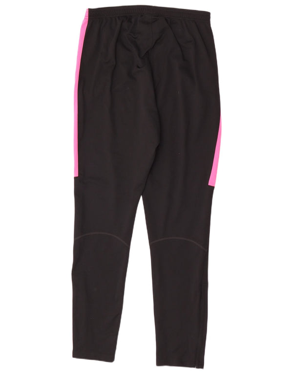 Nike Damen Dri Fit Trainingshose UK 14 Mittelschwarz Farbblock