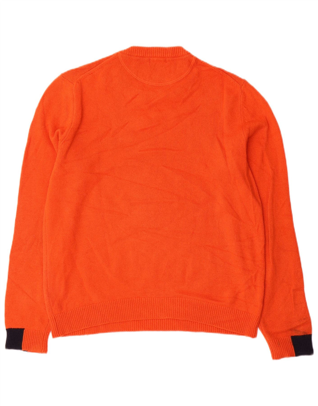 Sun68 Damen-Pullover mit Rundhalsausschnitt, UK 16, große orangefarbene Wolle