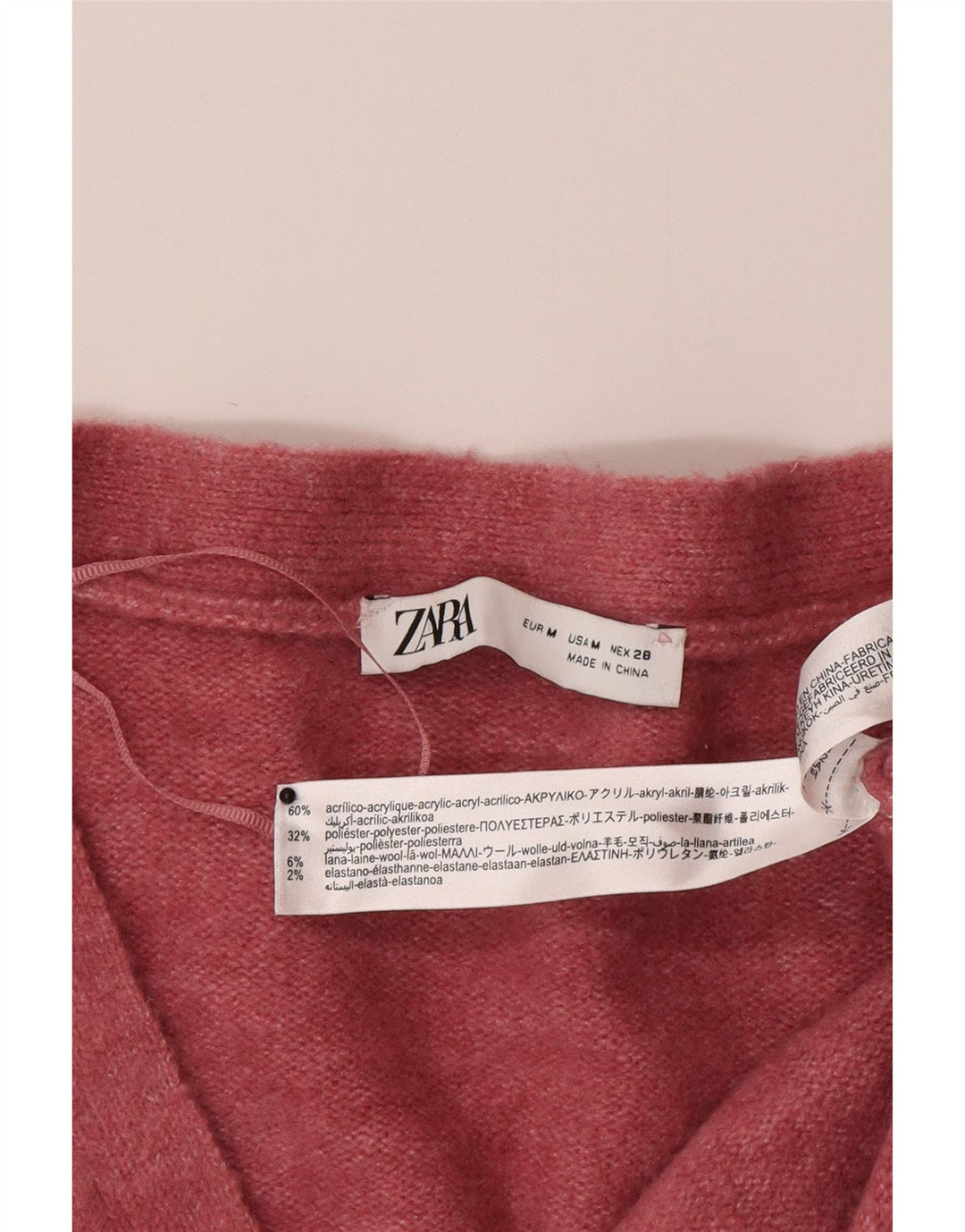 Zara Damen-Strickjacke in Übergröße, Gr. 14, Mittelrosa, Acryl