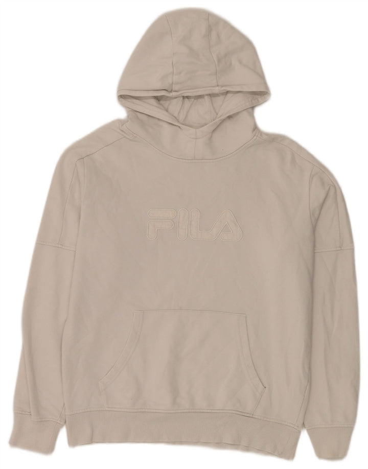 Fila Herren-Kapuzenpullover mit Grafik, mittelweiße Baumwolle
