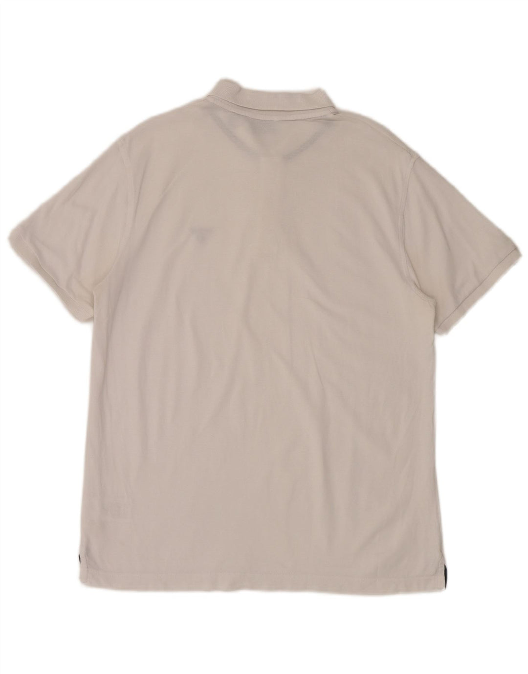 Gant Herren-Poloshirt, groß, aus weißer Baumwolle