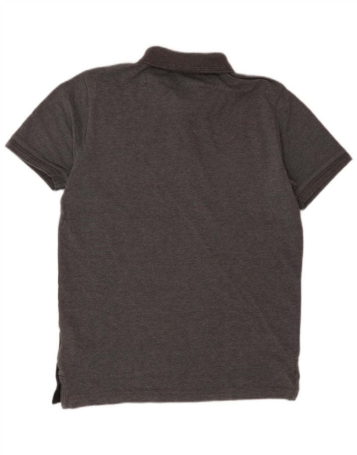 Pierre Cardin Herren-Poloshirt mit normaler Passform, kleines graues Farbblock-Polyester