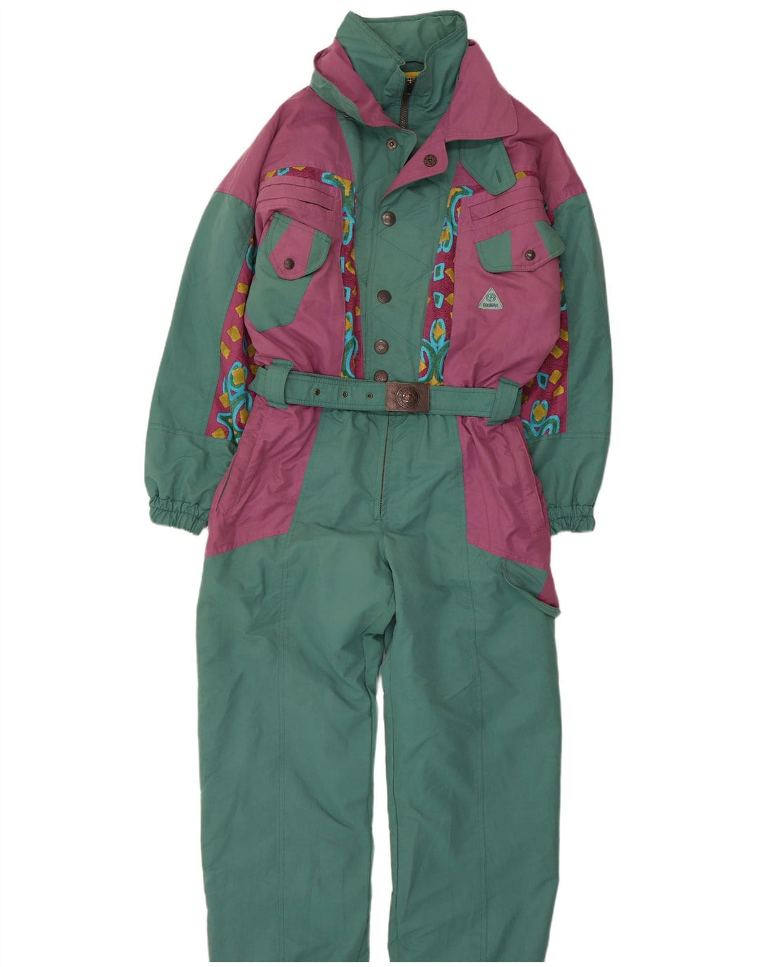Colmar Herren-Skioverall IT 48 Mittelgrüner Farbblock