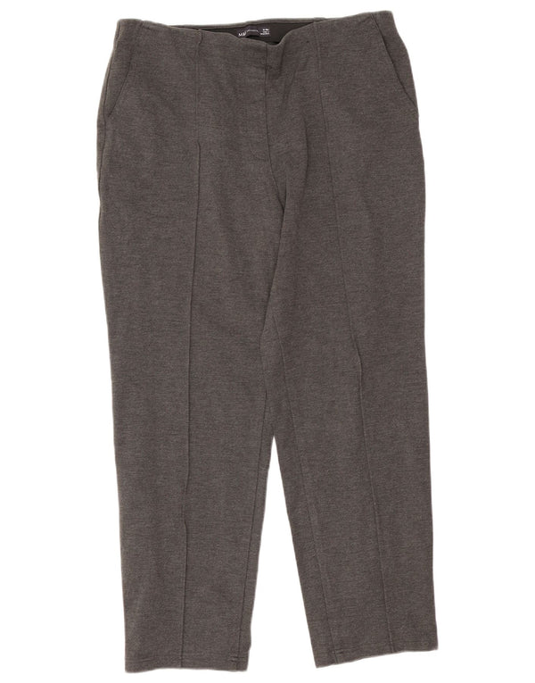 Marks & Spencer Damen Gerade Chinohose UK 16 Large W32 L27 Grau