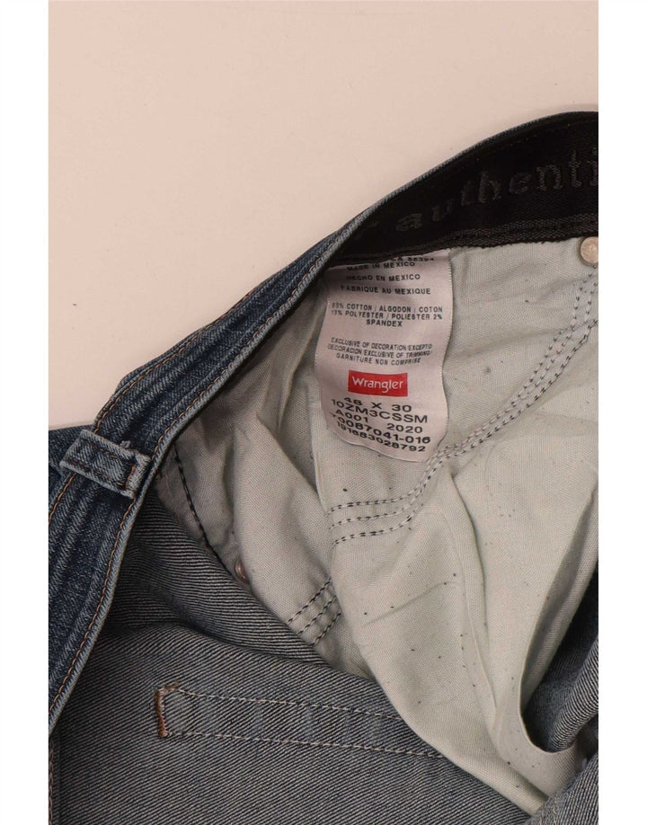 Wrangler Herren Straight Jeans W48 L30 Blaue Baumwolle