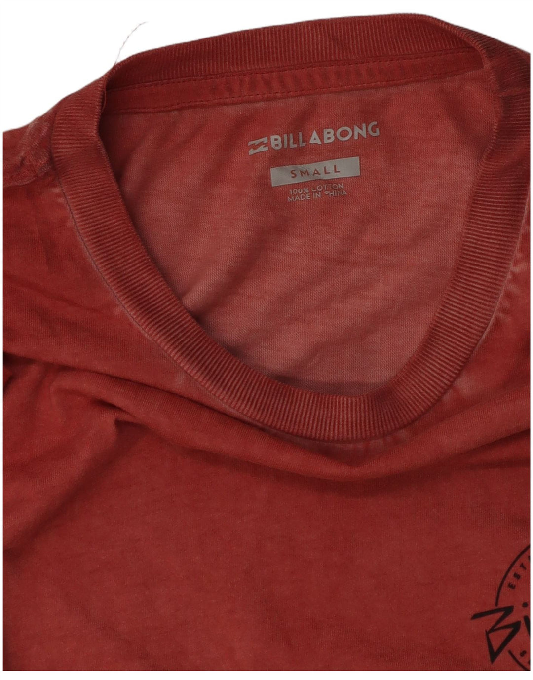 Billabong Herren T-Shirt Top Small Rosa Baumwolle