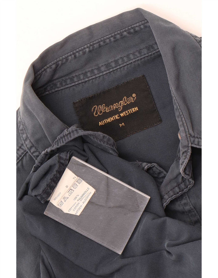 Wrangler Herren Westernhemd Mittelgrau
