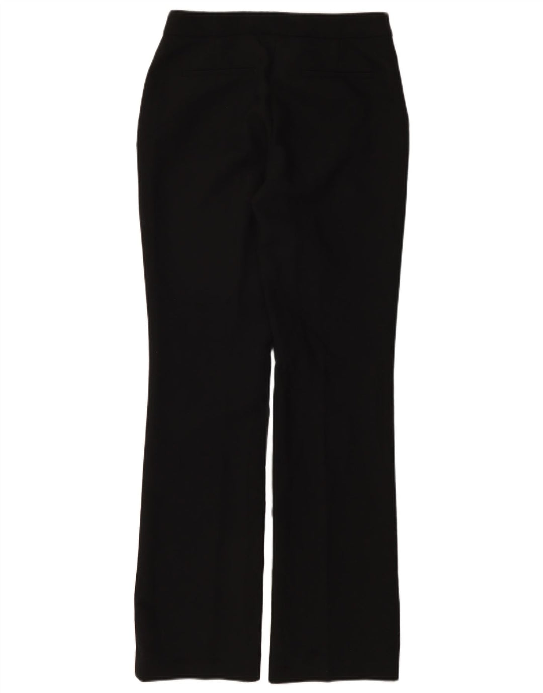 ZARA Damen Bootcut-Anzughose, Größe S, W26, L32, Schwarz, Polyester