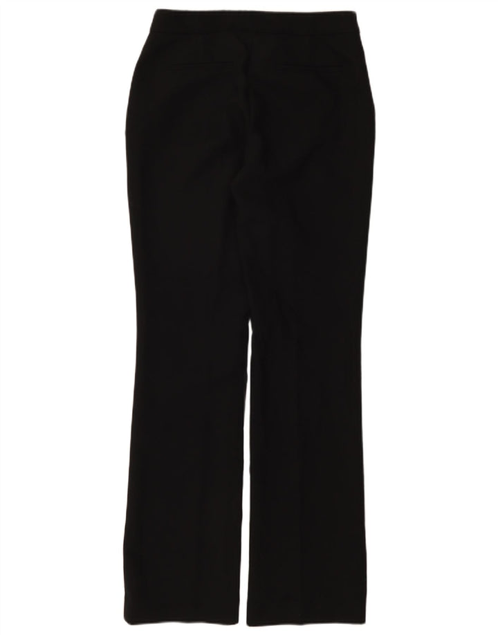 ZARA Damen Bootcut-Anzughose, Größe S, W26, L32, Schwarz, Polyester