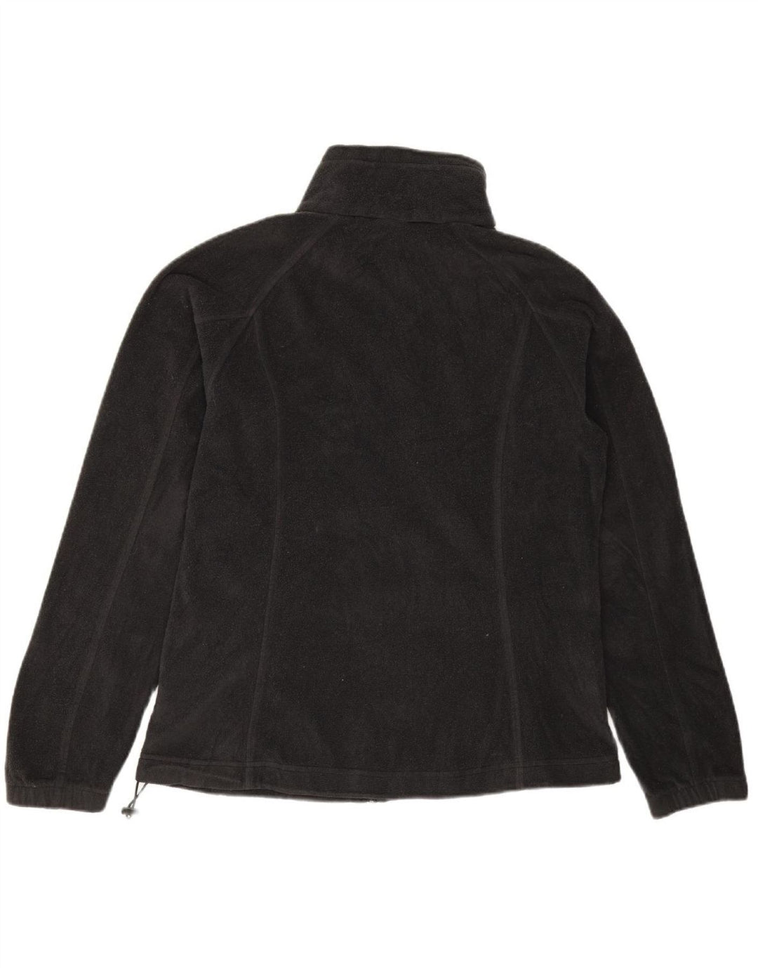COLUMBIA Womens Fleece Jacket UK 16 Large Black Polyester