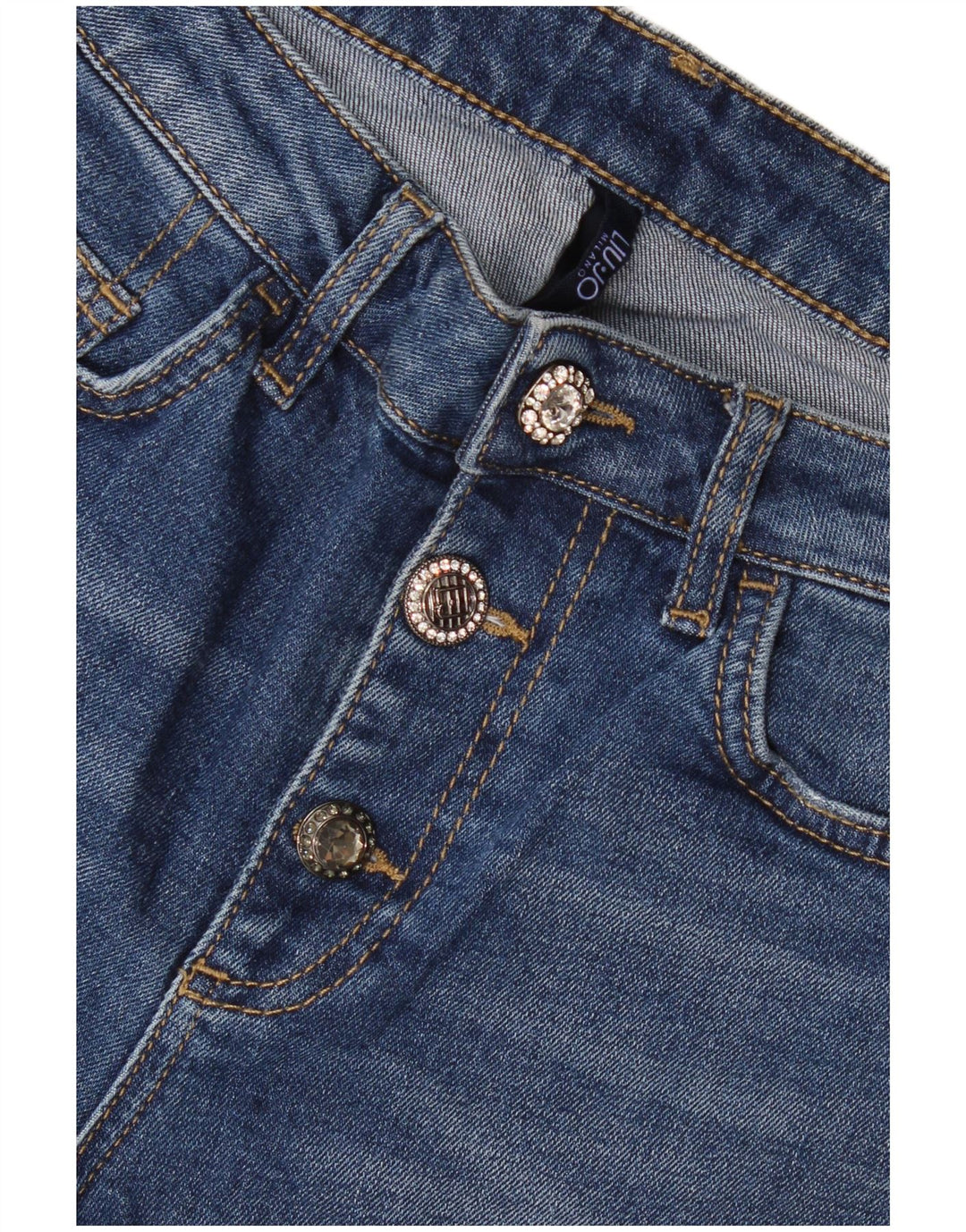 Liu Jo Damen Slim Jeans W28 L25 Blau