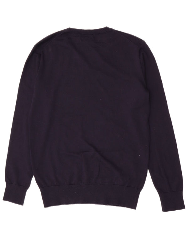 Polo Ralph Lauren Jungen-Pullover mit V-Ausschnitt, 15–16 Jahre, XL, marineblaue Wolle