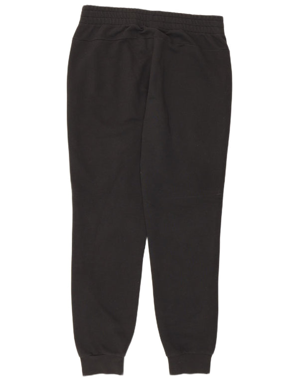 Adidas Damen Trainingshose Jogger UK 12/14 Mittelschwarze Baumwolle