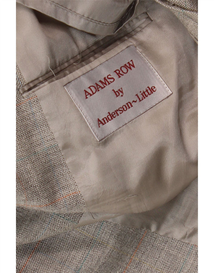 VINTAGE Mens 2 Button Blazer Jacket UK 38 Medium Grey Vintage Vintage and Second-Hand Vintage from Messina Hembry 