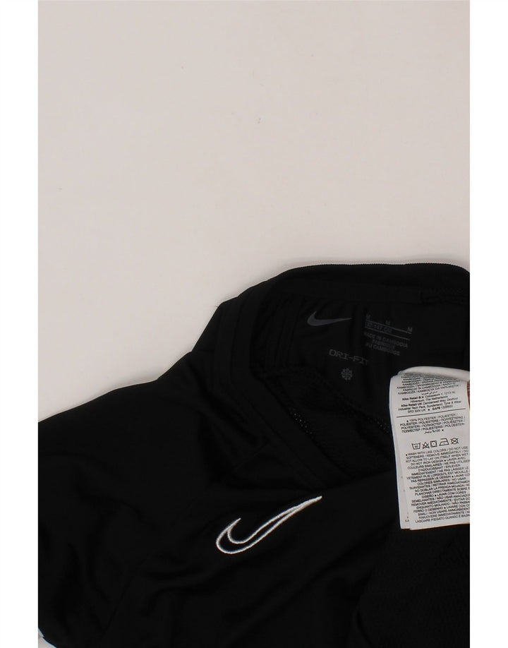 NIKE Dri Fit T-Shirt für Jungen, 10–11 Jahre, Mittelschwarz, Farbblock