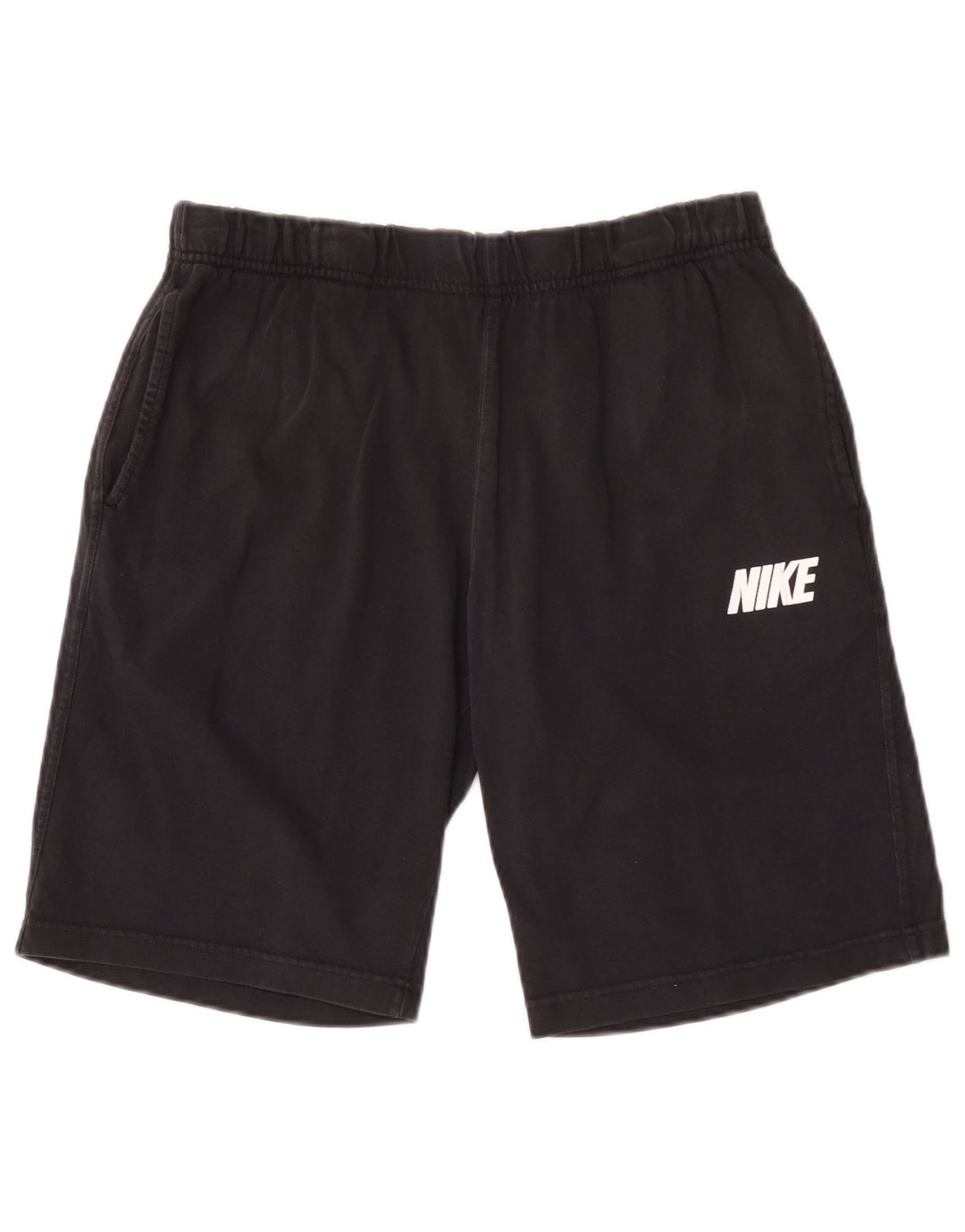 Nike Herren Graphic Sport Shorts Mittelschwarze Baumwolle
