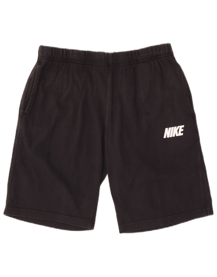 Nike Herren Graphic Sport Shorts Mittelschwarze Baumwolle