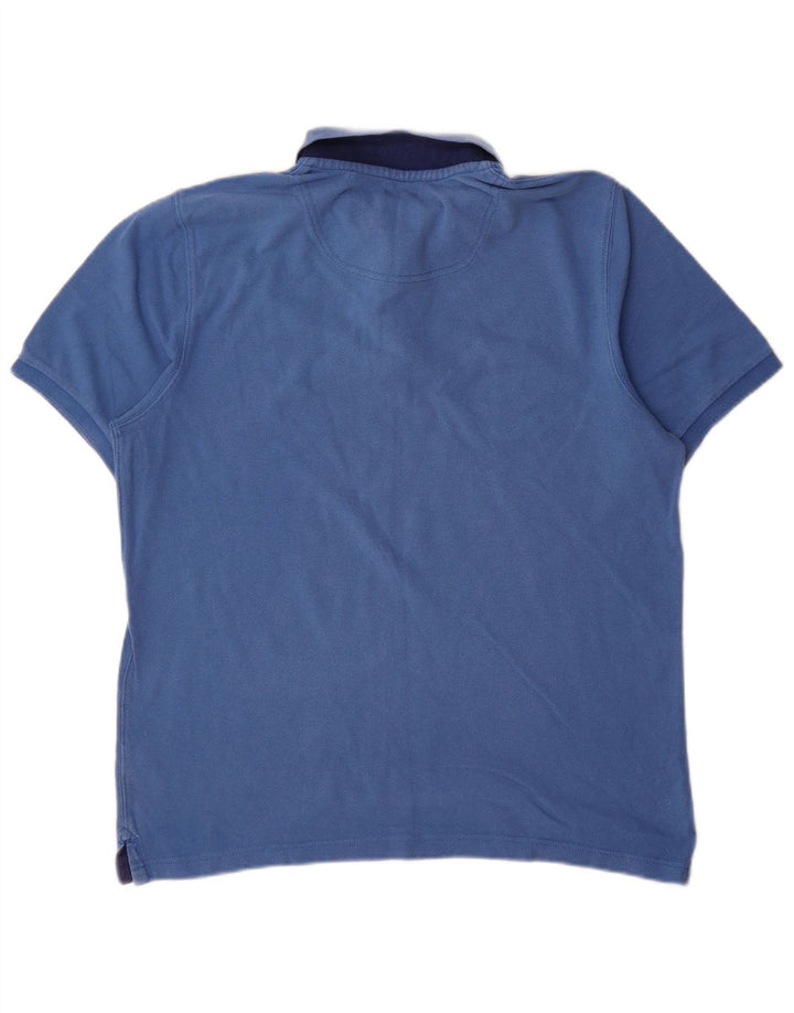 Joules Herren-Poloshirt mit klassischer Passform, große blaue Baumwolle