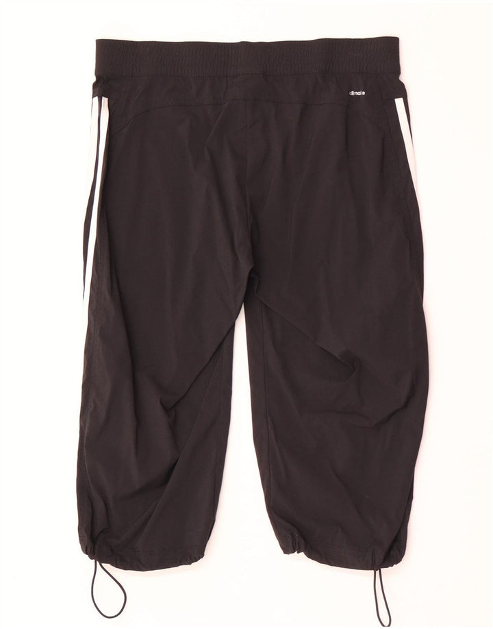 Adidas Damen Climalite Bermudashorts UK 12 Medium W32 Schwarzes Nylon
