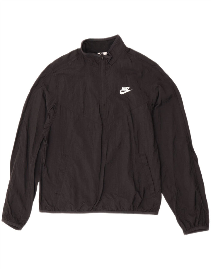 Nike Jungen Graphic Pullover Trainingsanzug Top Jacke 13–14 Jahre XL Schwarz Nylon
