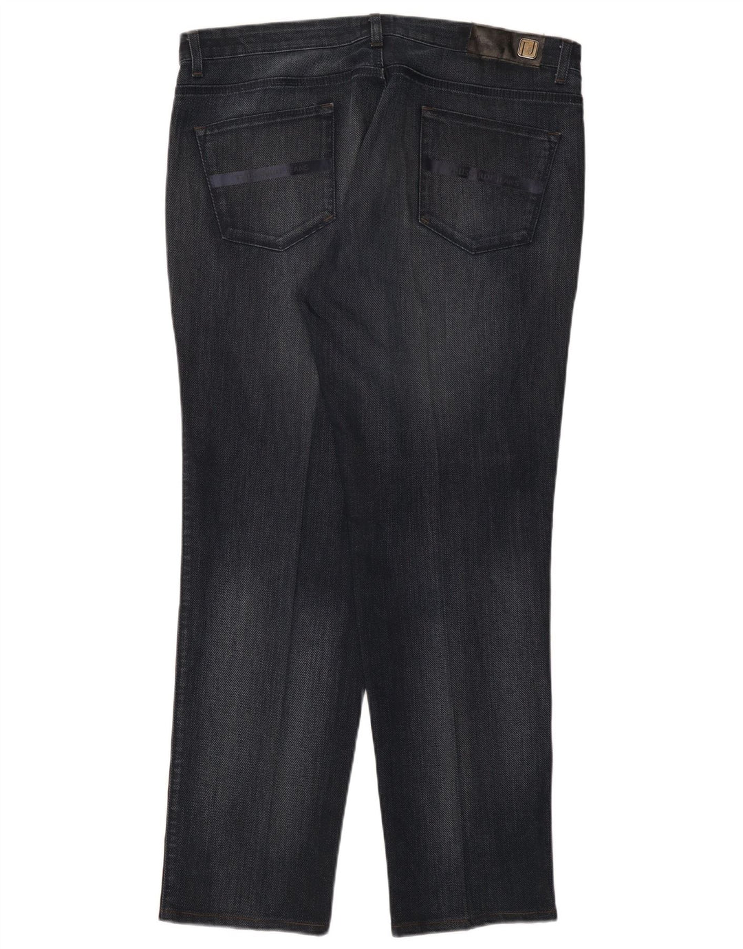 Trussardi Herren Straight Jeans W40 L31 Marineblaue Baumwolle