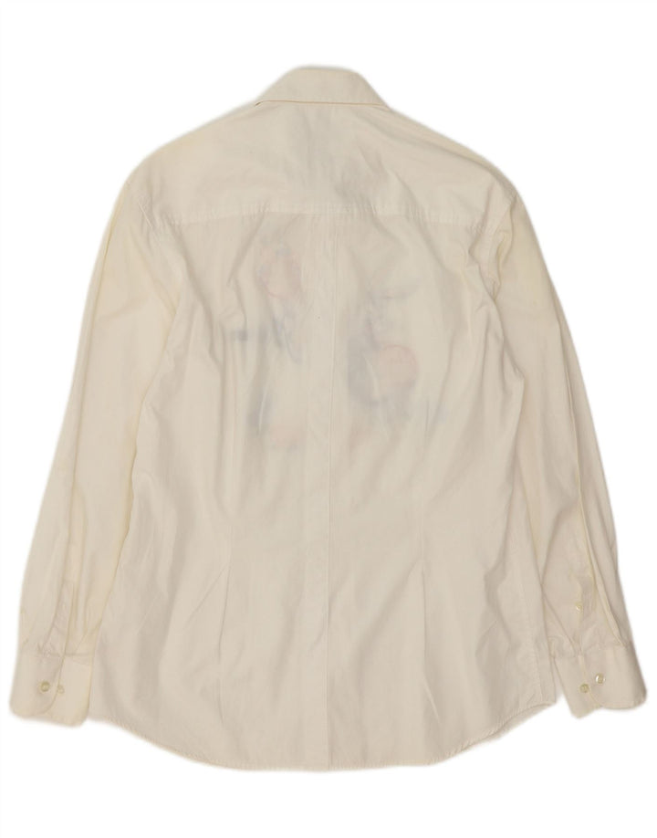 Emmanuel Schvili Damen Warner Bros Graphic Shirt IT 42 Medium White Floral