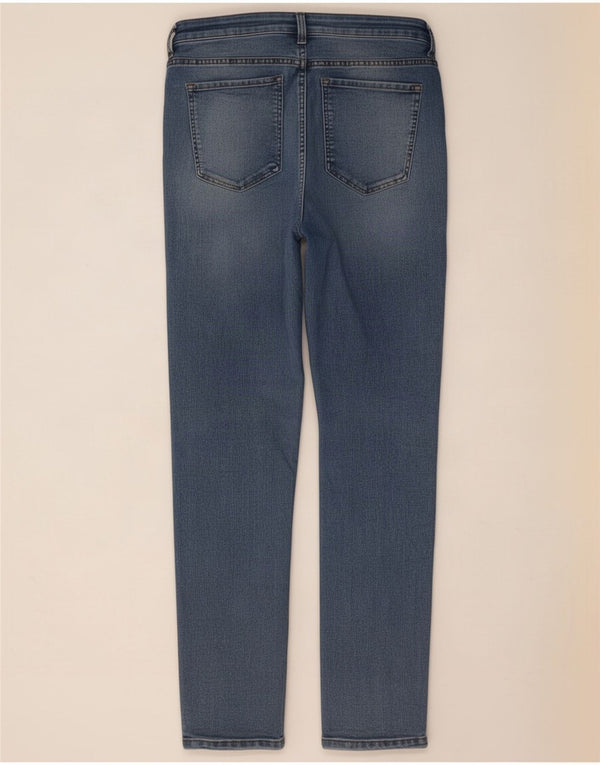 Marks & Spencer Damen The Sienna Straight Jeans UK 16 Large W34 L32 Blau